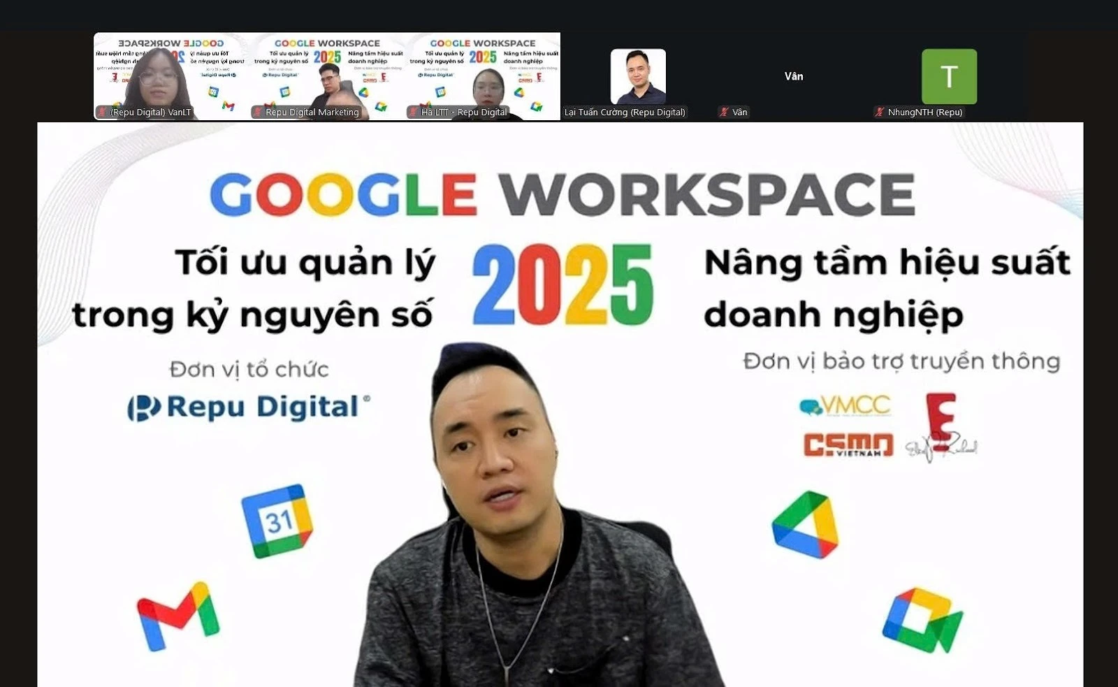 Repu Digital tổ chức thành công Webinar “Google Workspace 2025: Tối ưu quản lý và nâng tầm hiệu suất doanh nghiệp trong kỷ nguyên số”