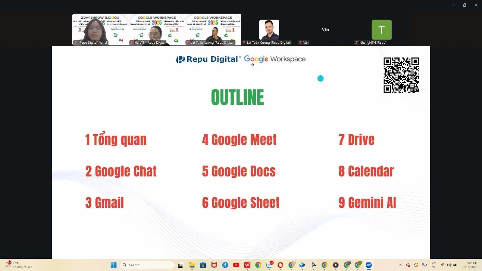 Repu Digital tổ chức thành công Webinar “Google Workspace 2025: Tối ưu quản lý và nâng tầm hiệu suất doanh nghiệp trong kỷ nguyên số”